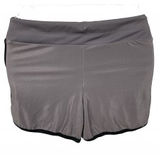 SHORTS BEACH.ME BASIC W - CINZA/PRETO